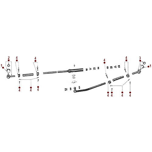 Steering Tie Rod - 2WD Wagons