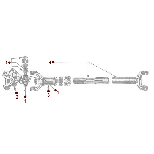 Driftshaft Diagrams - MB