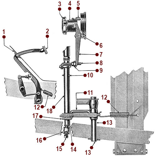 Clutch Diagrams - Willys Wagon
