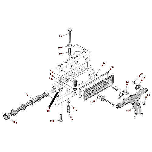 4-134 F Engine - View 1