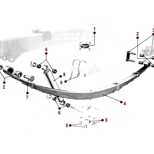 Rear Spring - 46-64 Wagon