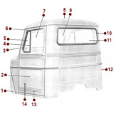Body Diagrams - Willys Truck
