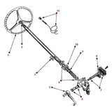 Steering Diagrams - Willys M38A1