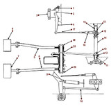 Clutch Diagrams - Willys CJ-3B