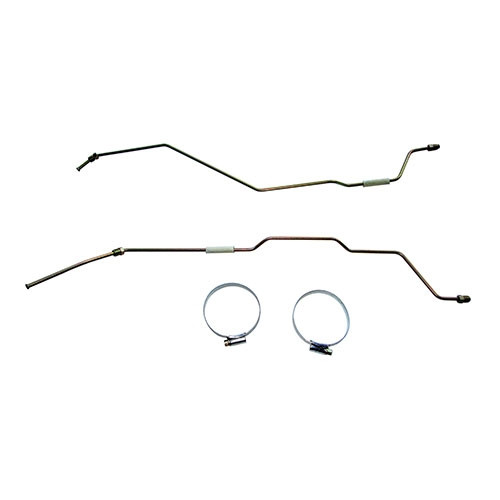 Rear Axle Formed Steel Brake Line Kit (Imported) Fits  49-64 CJ-3A, 3B