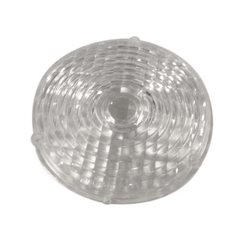 Parking Light Lens  (4-1/4" diameter - held with 3 screws) Fits 67-75 CJ-5 Jeepster Commando