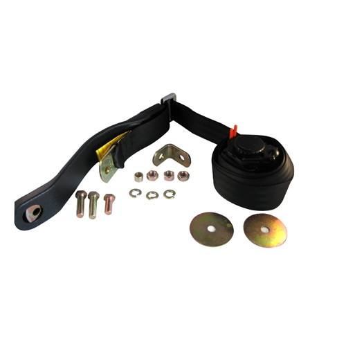 Retractable 3-Point Front Seat Belt with Hardware  Fits  41-75 Jeep