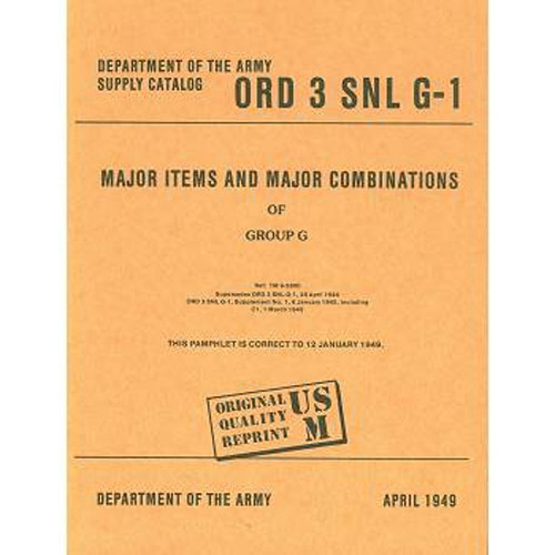 Major Vehicles & Combinations - SNL G-1  Manual Fits  41-71 Jeep & Willys