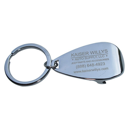 Kaiser Willys Bottle Cap Jeep Keychain