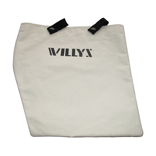US Made Stenciled "Willys" Side Bag (Tan) Fits 41-71 Jeep & Willys