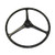 Black Steering Wheel (for 1-1/4" horn button)  Fits  46-75 CJ-2A, 3A, 3B, 5, 6, M38, M38A1, FC-150, FC-170