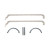Oil Pan Gasket Set with Rope Rear Main Seal Kit  Fits  54-64 Truck, Station Wagon with 6-226 engine