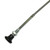 New Engraved Choke Cable Assembly in Black Fits  46-66 CJ-2A, 3A, 3B, 5