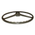 Semi Gloss Olive Drab Green Steering Wheel  Fits 41-71 MB, GPW, CJ-2A, 3A, 3B, 5, M38, M38A1