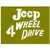 Paint Mask Stencil Decal Jeep "4 Wheel Drive" vFits  41-71 Jeep & Willys