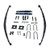 Complete Suspension Overhaul Kit  Fits  46-55 Jeepster, Station Wagon with Planar Suspension