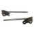 US Made Sun Visor Bracket Set (for one visor)  Fits  46-51 Jeepster, Station Wagon with Planar Suspension