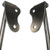 US Made Sun Visor Bracket Set (for one visor)  Fits  46-51 Jeepster, Station Wagon with Planar Suspension