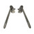 US Made Sun Visor Bracket Set (for one visor)  Fits  46-51 Jeepster, Station Wagon with Planar Suspension