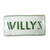 New Willys License Plate in Stencil Script (Green) Fits  41-71 Willys and Jeep