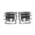 Euro Tail Light Guard in Stainless Steel  Fits  76-86 CJ