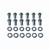 Front Brake Backing Plate to Knuckle Hardware Kit Fits  43-66 MB, GPW, CJ-2A, 3A, 3B, M38, Station Wagon