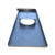 US Made Passenger Side Tail Light Panel with Center Recess Hole Fits 46-71 CJ-2A, 3A, 3B, 5, M38, M38A1