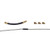US Made Formed Steel Fuel Line Kit Fits 46-49 CJ-2A
