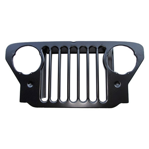 New Steel Radiator Grille  Fits 47-53 CJ-2A, 3A