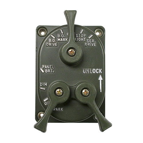 Headlight Control Switch  Fits  50-66 M38, M38A1