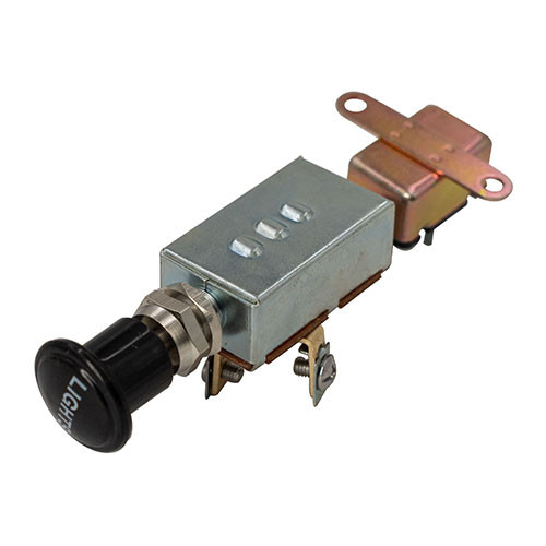 Headlight Control Switch  Fits  46-71 CJ-2A, 3A, 3B, 5