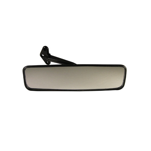 Replacement Rear View Mirror in Black Plastic  Fits 41-48 MB, GPW, CJ-2A