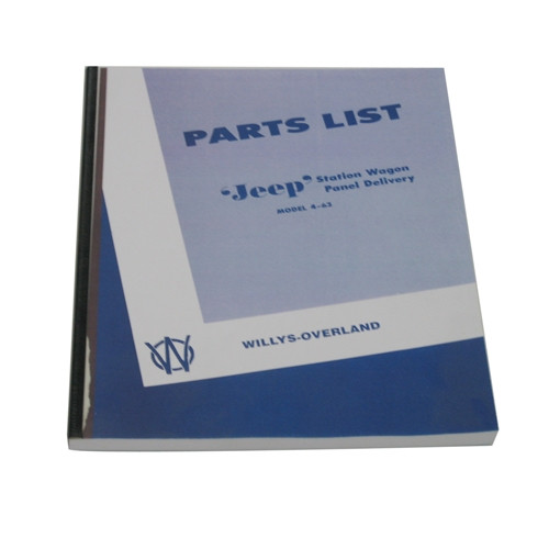 Master Parts List Manual (153 pages) Fits  46-49 Station Wagon