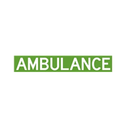 New Ambulance Decal Fits  41-71 Jeep & Willys