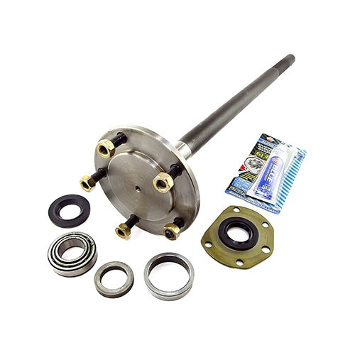 Quadratrac Driver Side 1 Piece Axle Kit  Fits  76-79 CJ with Rear AMC20