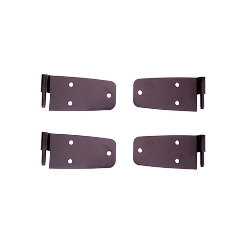 Door Hinge Kit in Black with Full Doors  Fits  76-86 CJ
