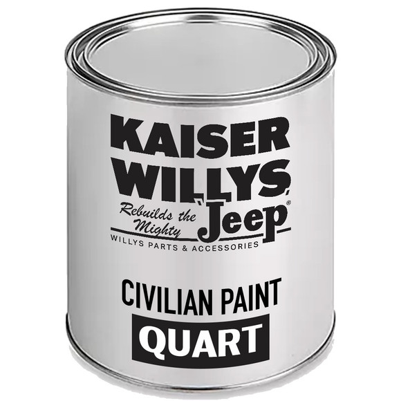 US Made Sherwood Green Paint (1 Quart) Fits 41-71 Jeep & Willys