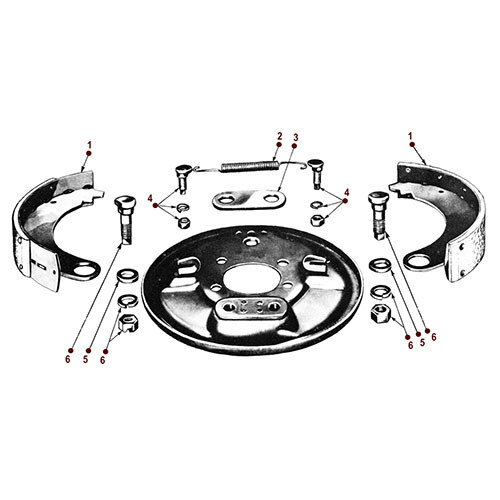 Wheel Brake - 50-52 M38