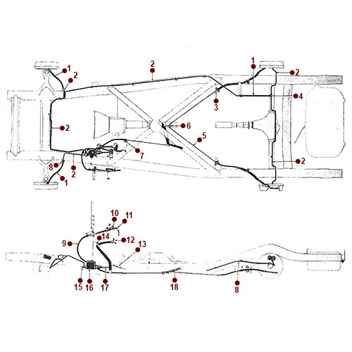 Brake System - 48-51 Jeepster