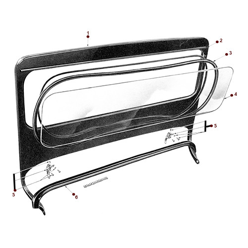 Body - Windshield - 50-52 M38