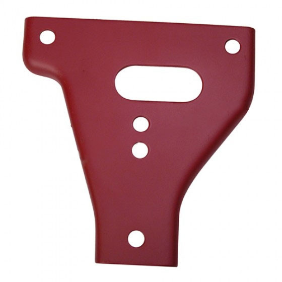 Upper Drivers Side Steel Bumper Gusset  Fits  41-48 MB, GPW, CJ-2A up to serial number 215649
