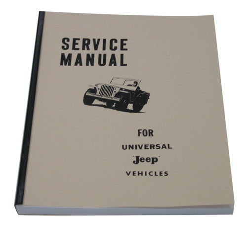 Mechanics (service) Manual (280 pages) Fits  46-65 CJ-2A, 3A, 3B, 5