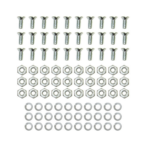 Steel Footman Loop Hardware Kit (30 piece) Fits 41-71 Jeep & Willys