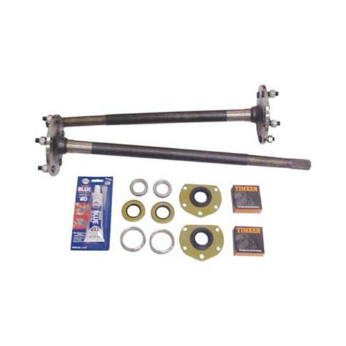 Narrow-Track 1-piece Axle Shaft Conversion Kit, without Quadratrac  Fits  76-81 CJ with Rear AMC 20