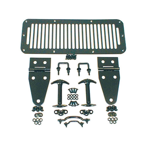 Hood Set in Black  Fits  76-86 CJ