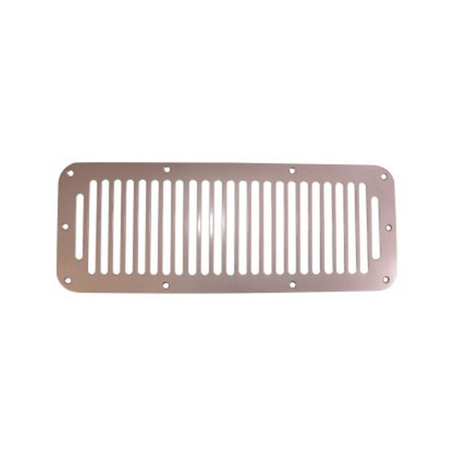 Cowl Vent Cover in Satin Stainless Steel  Fits  78-86 CJ