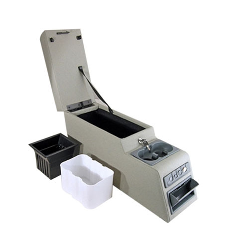 Ultimate Locking Console in Gray  Fits  76-86 CJ