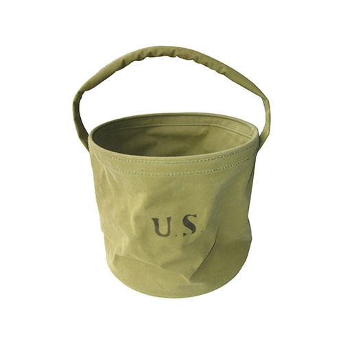 US Made Collapsible Canvas Bucket Fits : 41-71 Jeep & Willys