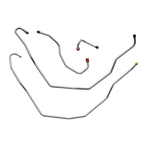 US Made Complete Formed Steel Engine Bay Fuel Line Kit  Fits 66-71 Jeepster Commando with V6-225 engine