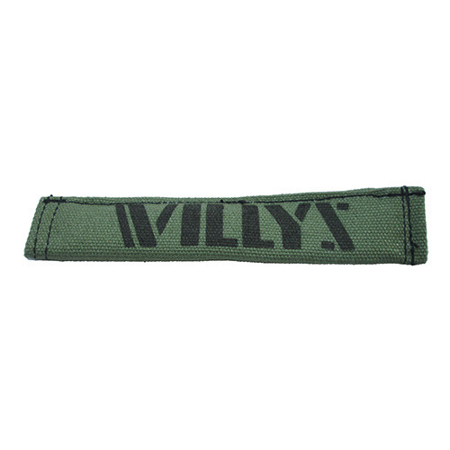 US Made Stenciled "WILLYS" Tire Gauge Magnetic Bag (OD) Fits 41-71 Jeep & Willys